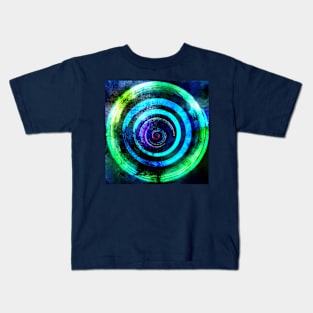 Concentric Circles - Abstract Design Kids T-Shirt